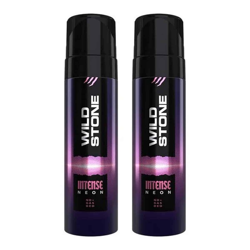 Wild Stone Intense Neon No Gas Deodorant Pack Of 2 (120ml)