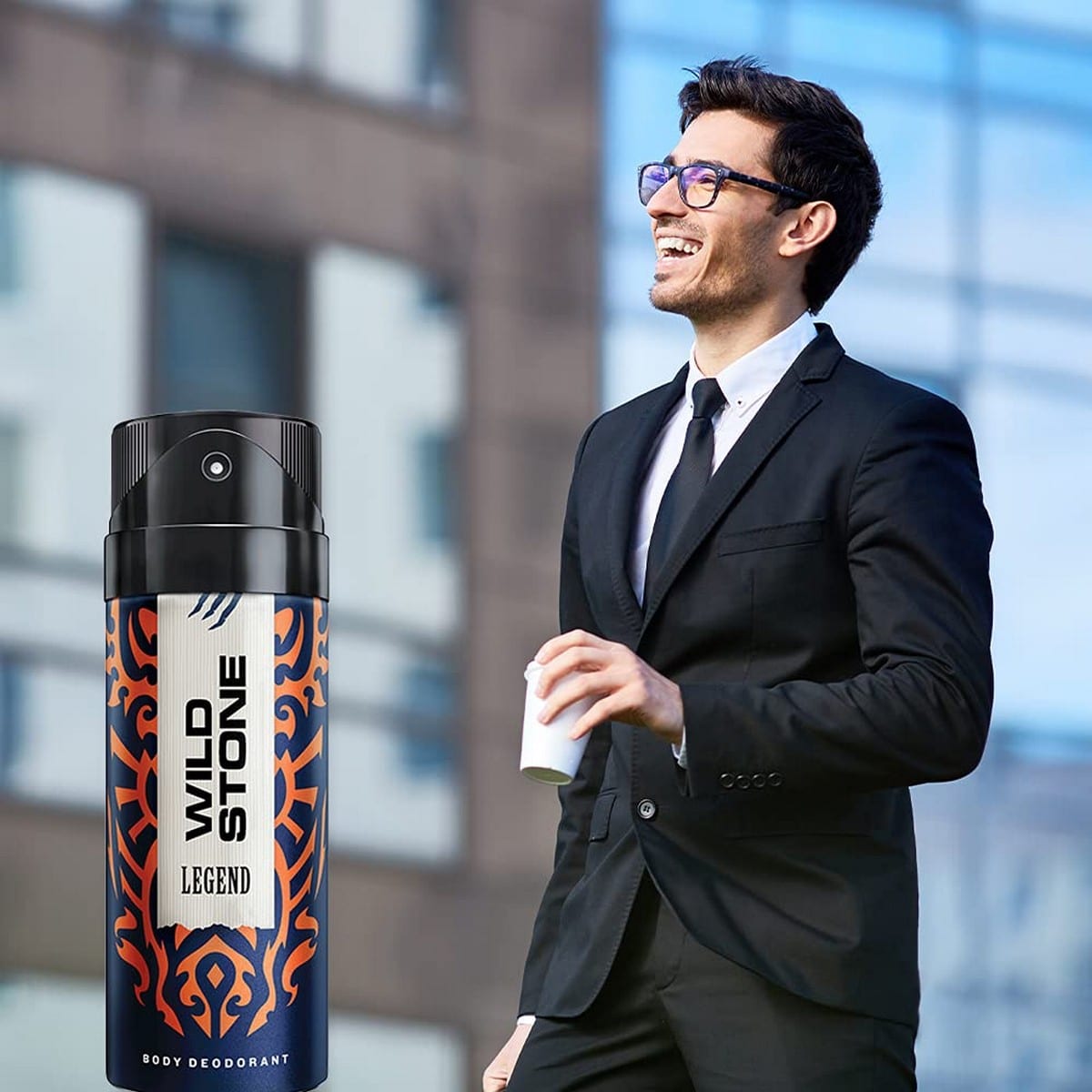 Wild Stone Legend Deodorants For Men, Pack of 2 (225 ml Each)