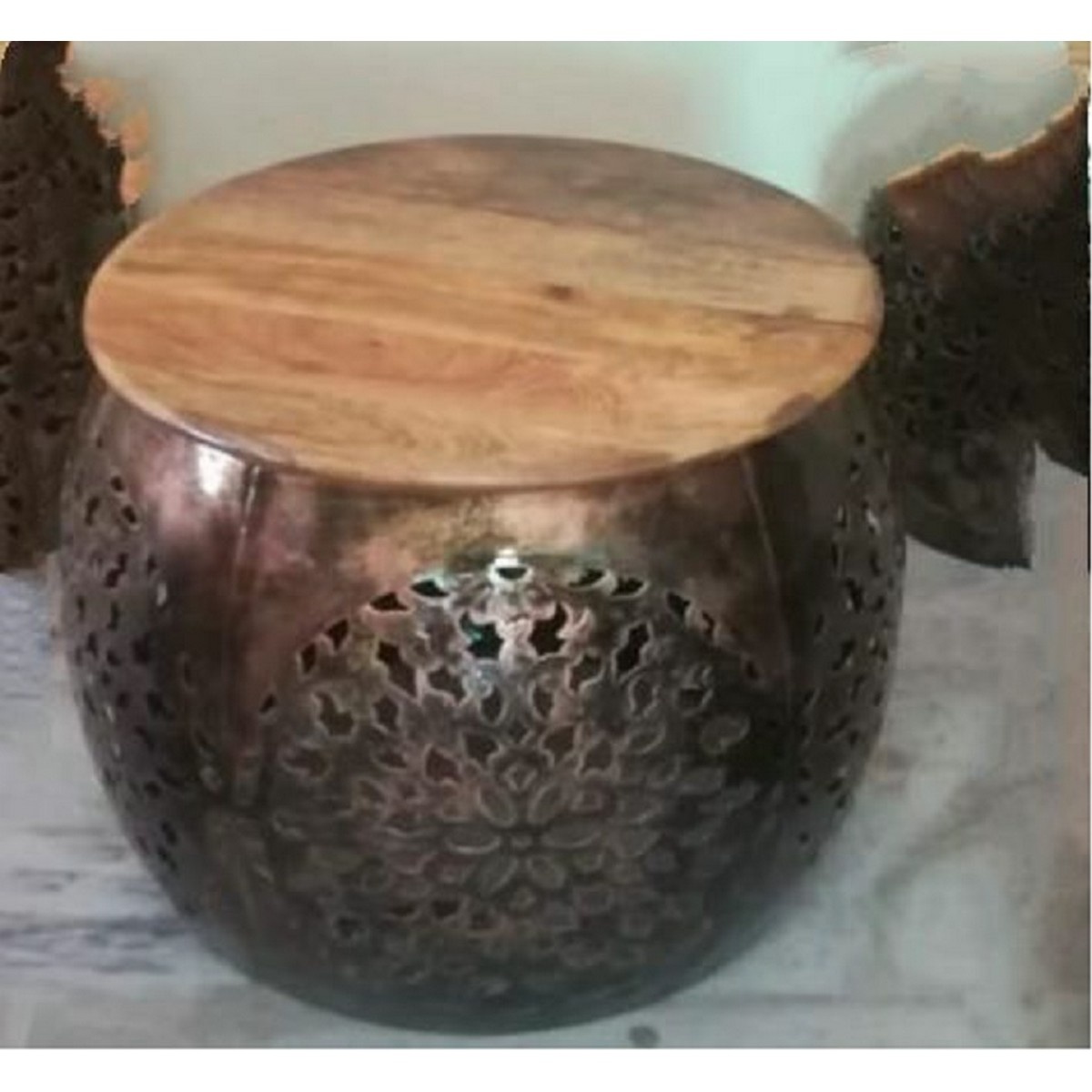 Big Size Wooden Top Table for Living Area