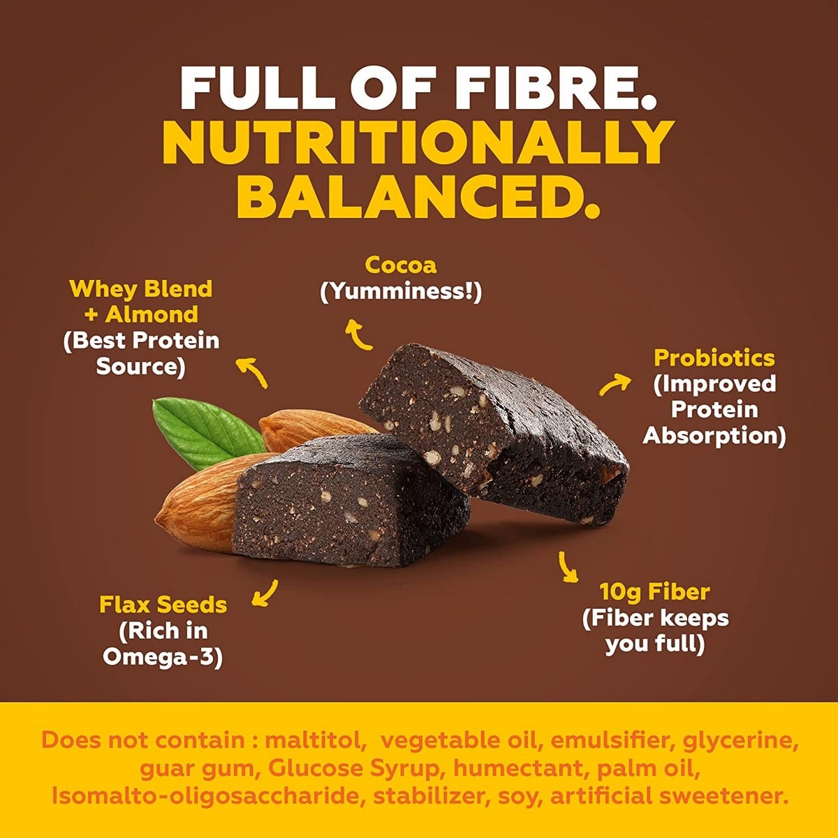 Yogabar Hazelnuts Protein Bars (Pack Of 6)