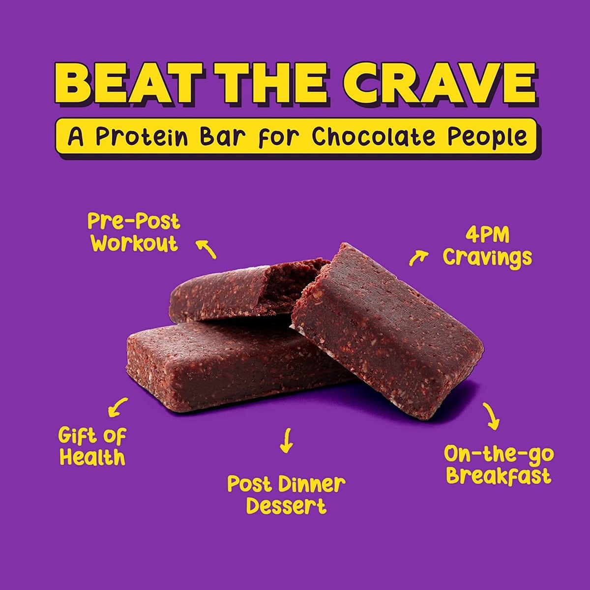 Yogabar Nutty Fudge Brownie Dessert Bars