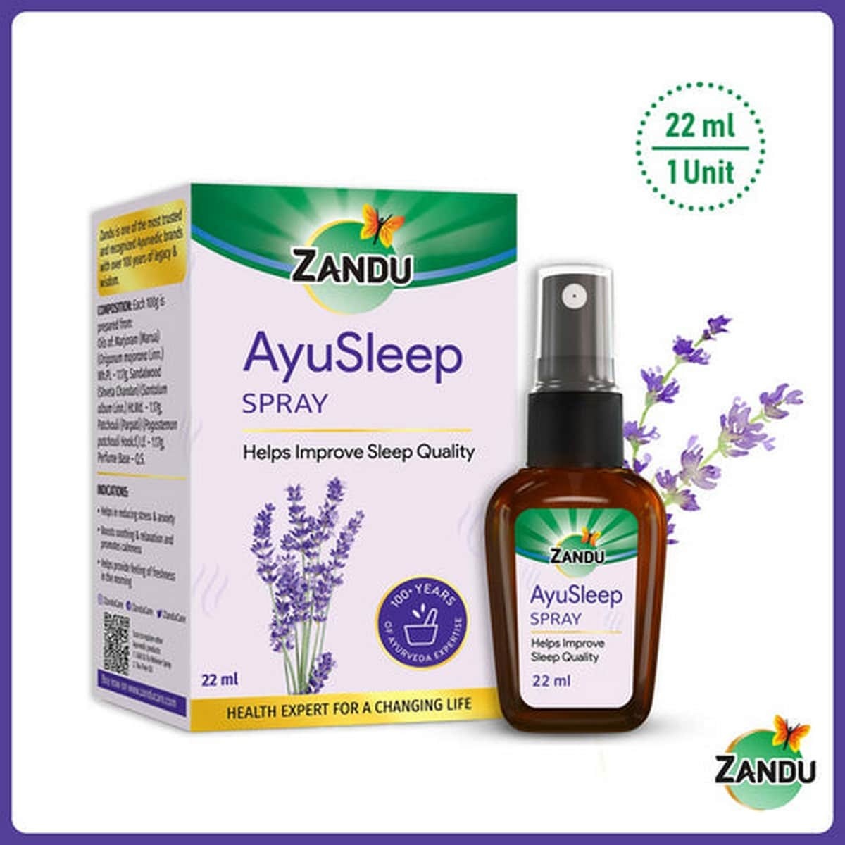 Zandu Ayusleep Spray (22 ml)