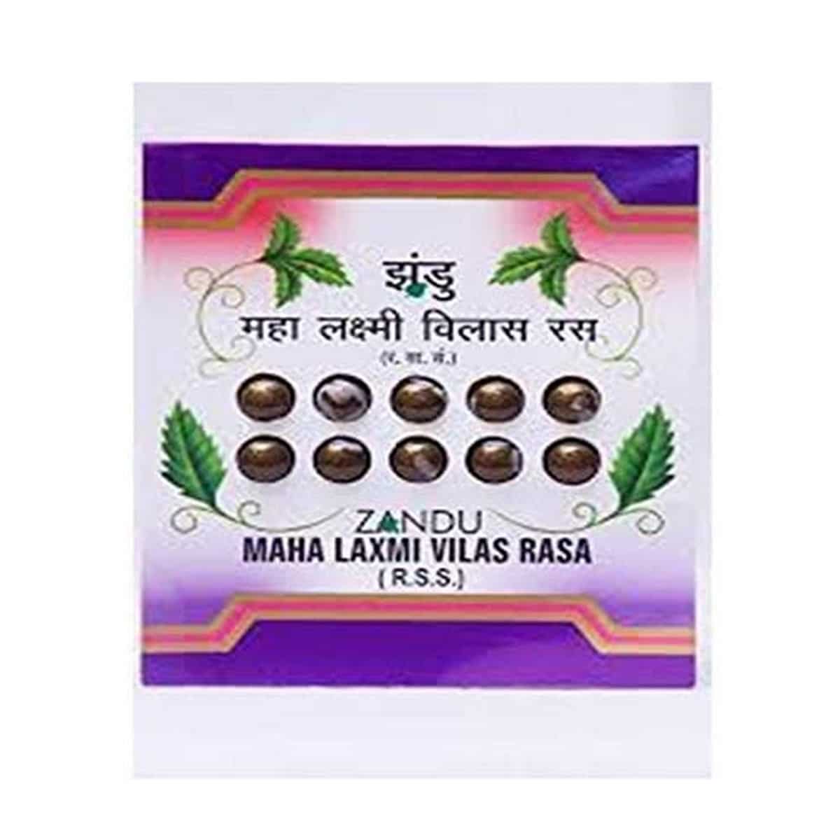 Zandu Mahalaxmi Vilas Rasa (10Â Tablets)