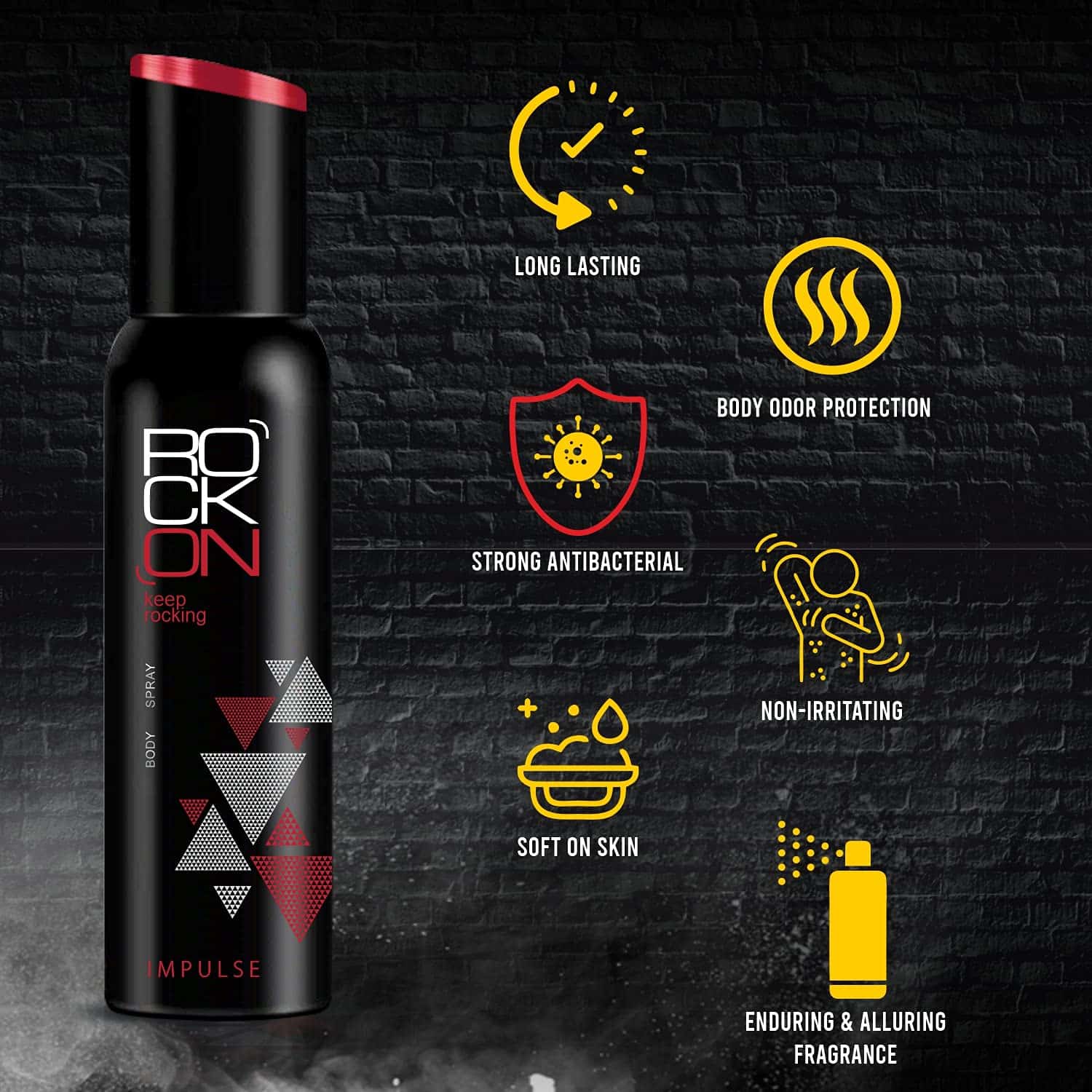 RockOn Deodorant Body Spray (150 ml)